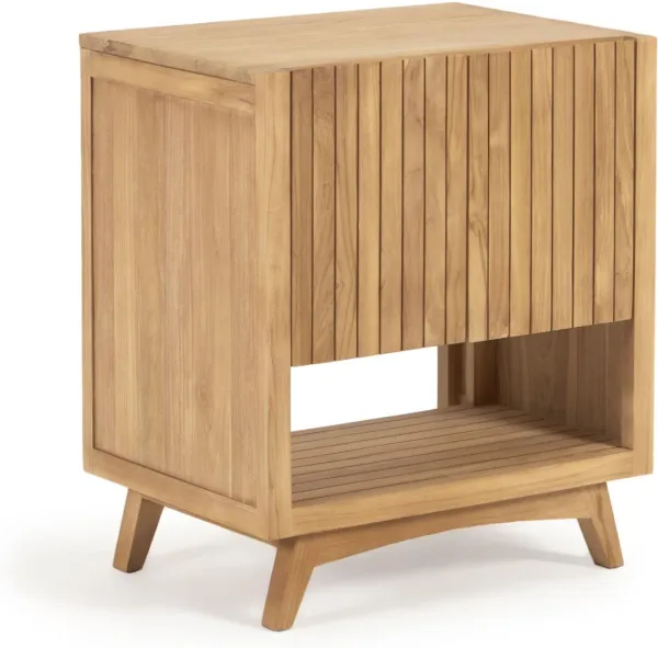 Kuveni, Kylpyhuonekaappi, luonnollinen, H80x70x50 cm, massiivipuuta