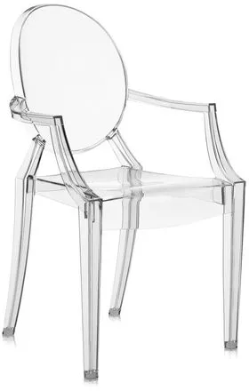 Kartell Lou Lou Ghost ruokapöydän tuoli - Kids - Crystal