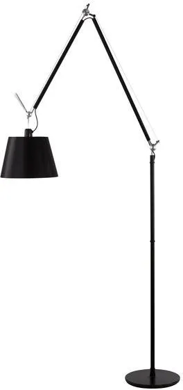 Artemide Tolomeo Mega Lattiavalaisin Musta 32 cm Varjostin