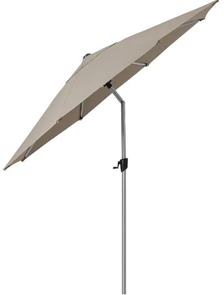 Cane-Line Sunshade-varjo m/ kallistus - Ø 300 cm - Taupe