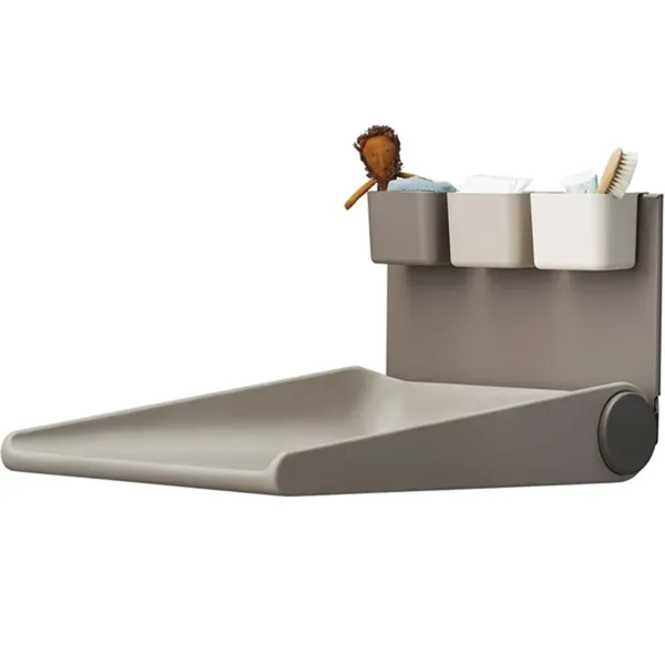 Leander Wally Seinään Kiinnitettävä Hoitopöytä Cappuccino