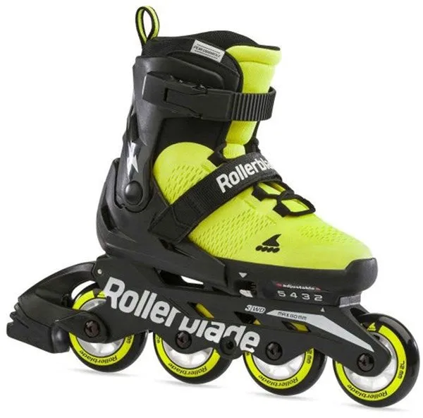 Rollerblade Rullaluistimet Neon Yellow/Black - Koko 36,5-40,5
