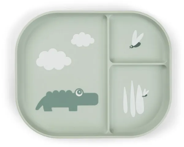 Foodie jaettu lautanen Croco Vihreä