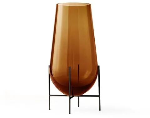 Audo Echasse -maljakko Pieni Meripihka / Pronssattu Messinki